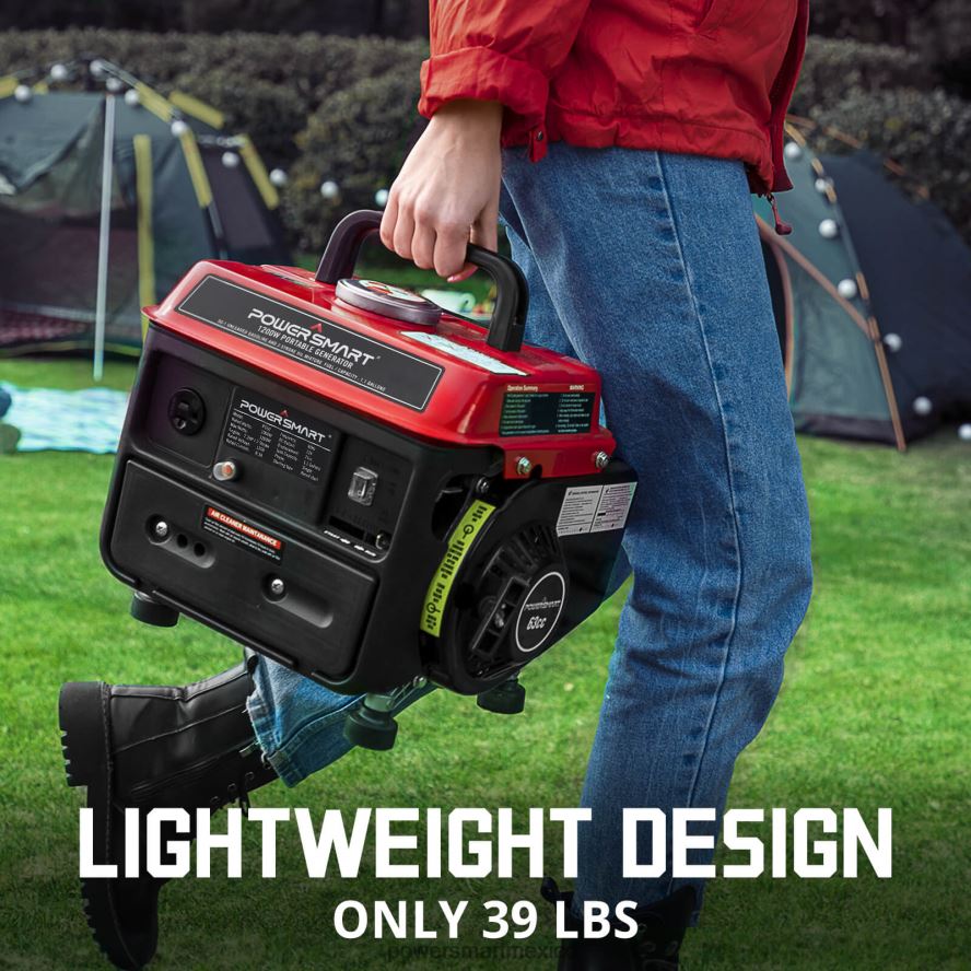 generadores PowerSmart Generador portátil de 2 tiempos de 1200w para ...